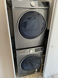 New washer and dryer